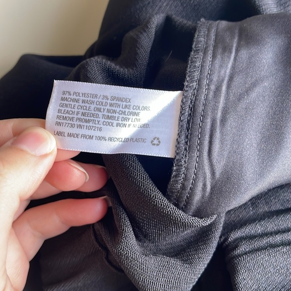 Prologue Pleated Straight Leg Ankle Trousers in Black - Picture 8 of 9